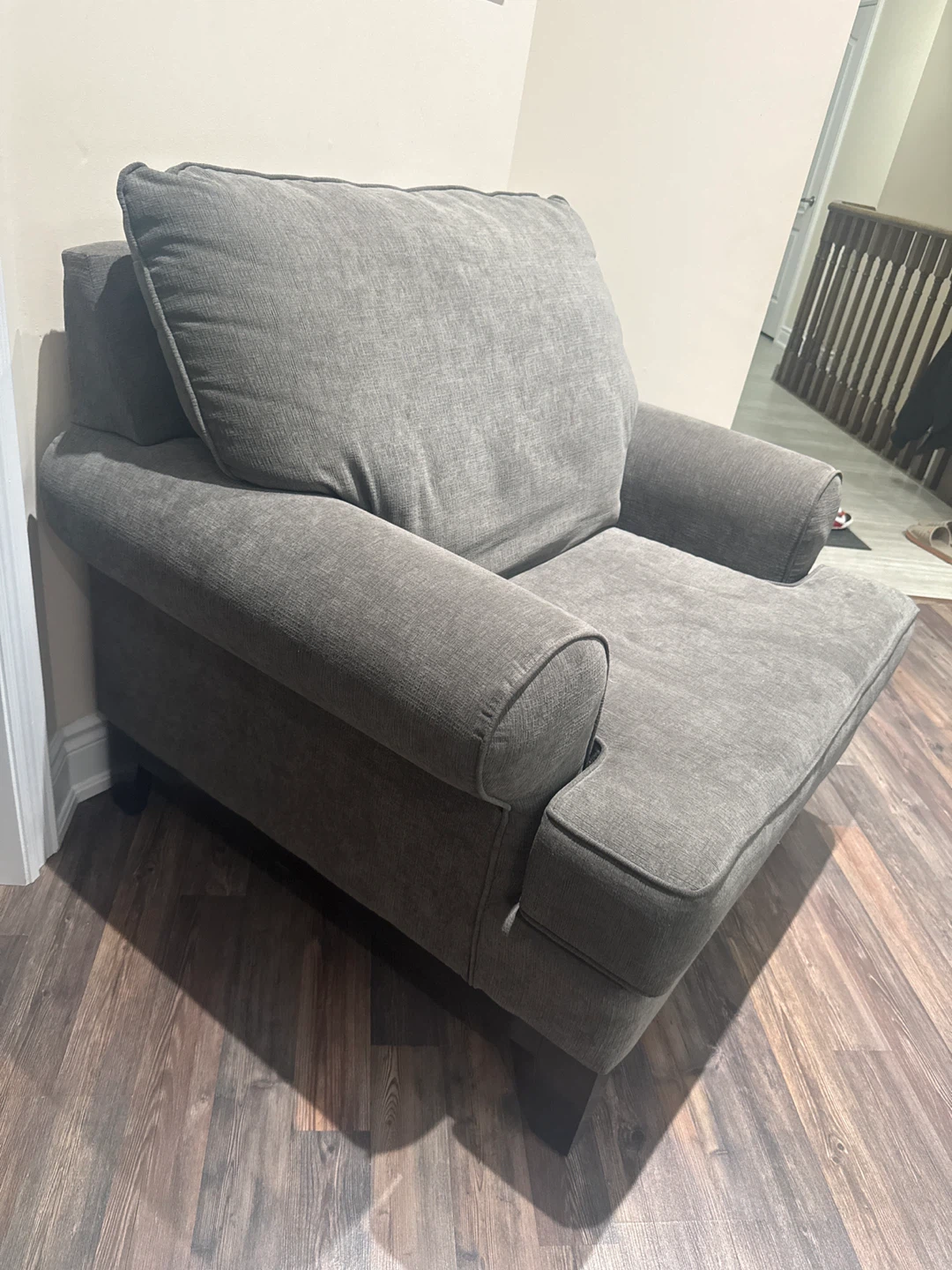 Grey Armchair 42”W38”D 40”H - photo 3