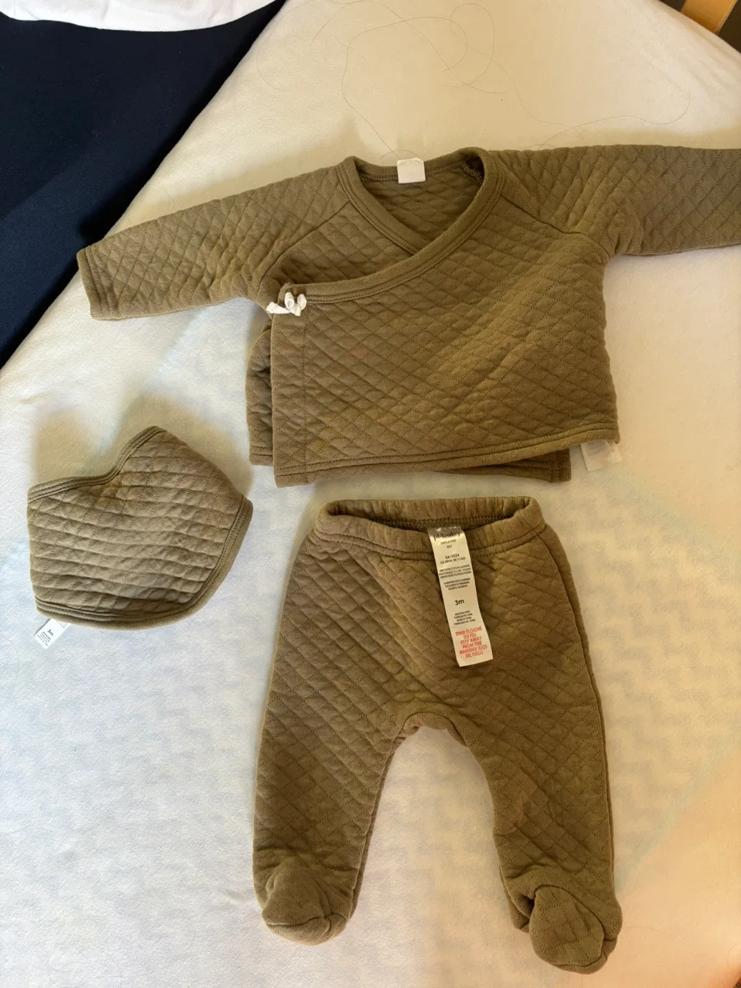 NEW 5 pieces pl-baby Quilted Outfit Set - 3 Months image indicator(3)