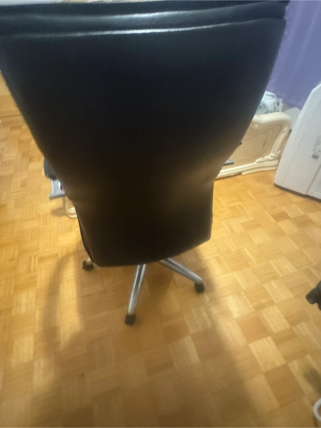 Black Leather Office Chair