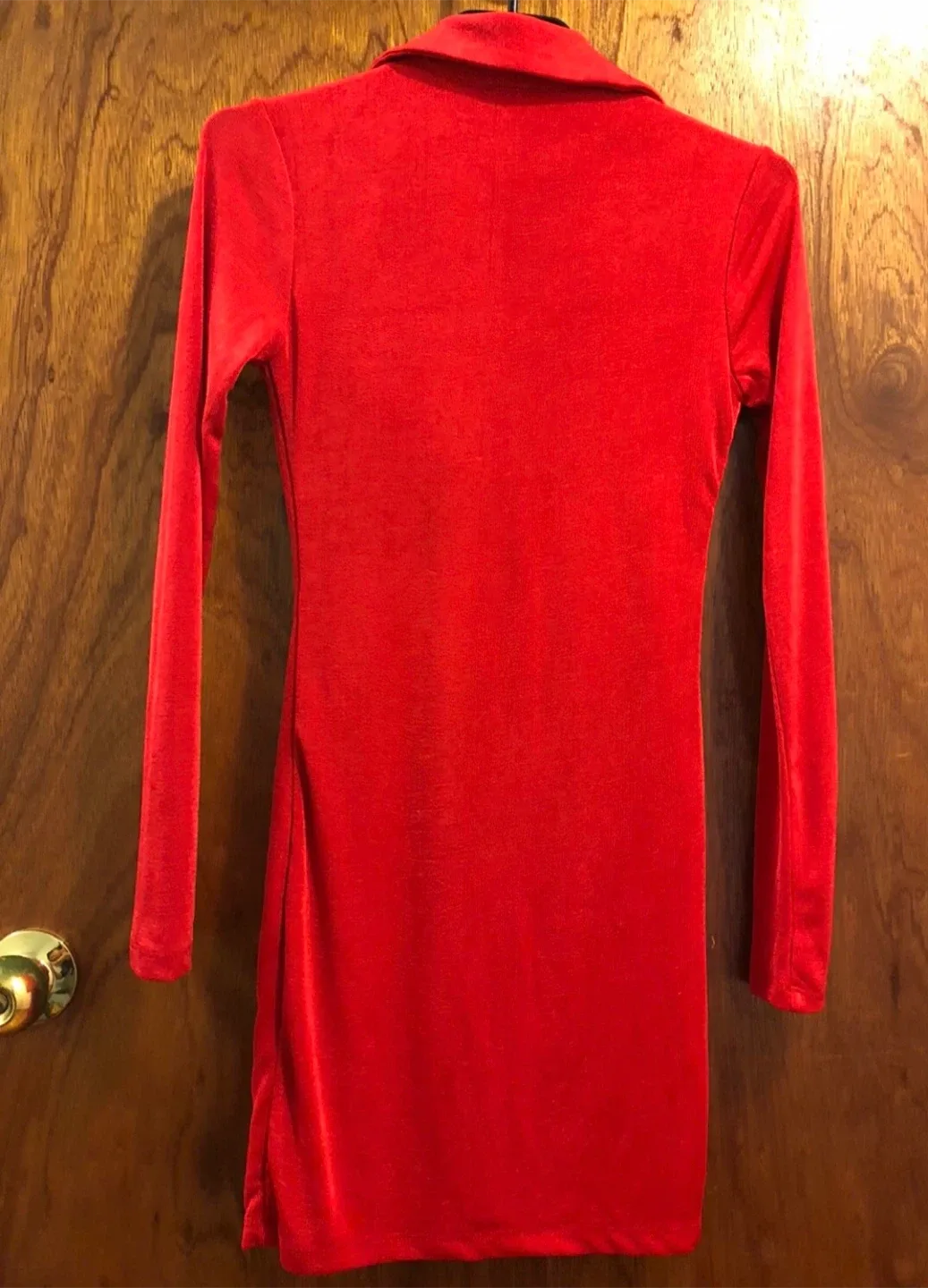 🧡🆓Princess Polly Red Stretchable Mini Dress image indicator(3)