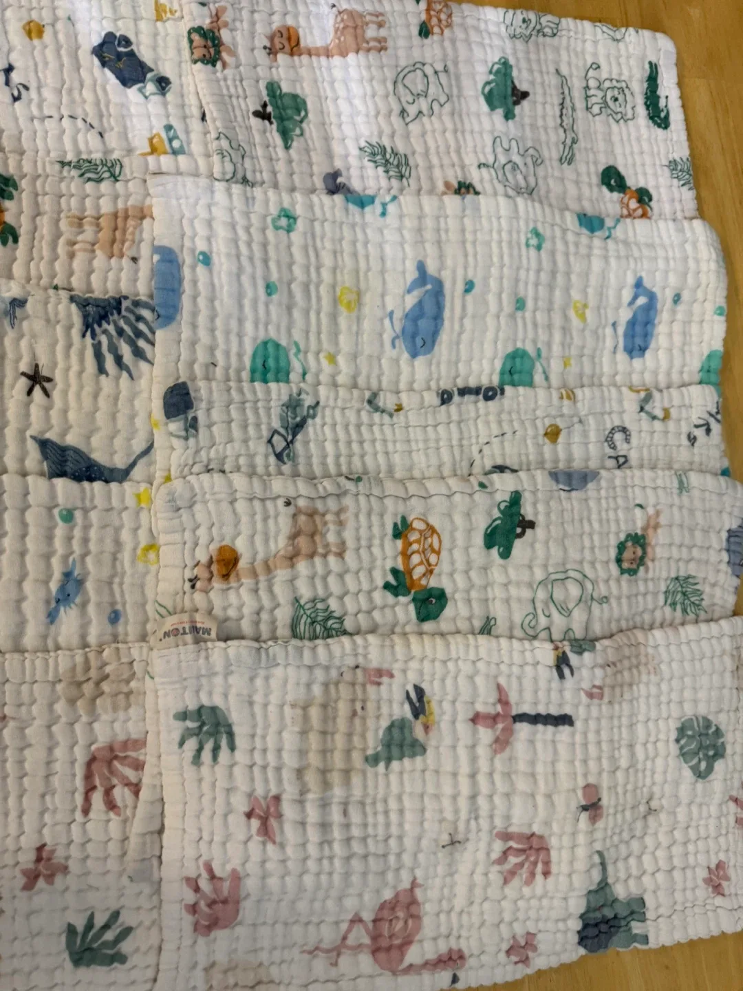 Maliton Baby Muslin Burp Cloths image indicator(3)