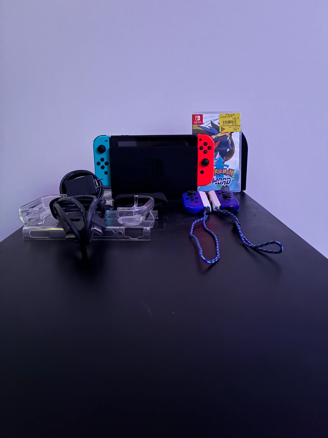 Nintendo Switch with Accessories & Pokémon Sword Game
