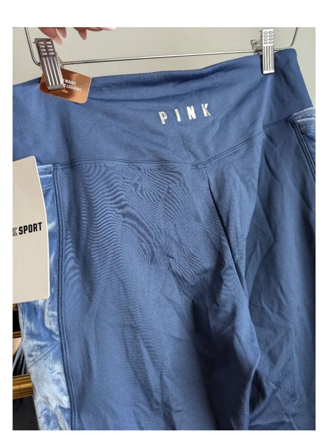 PINK Cozy Fleece Lined Leggings - Size L image indicator(3)