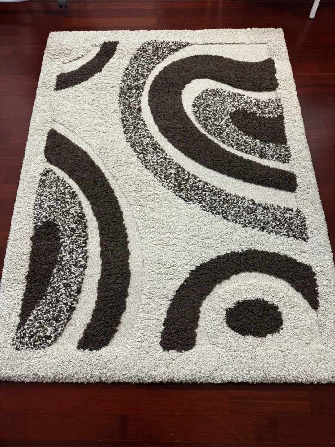 Brown & Beige Patterned Area Rug thumbnail