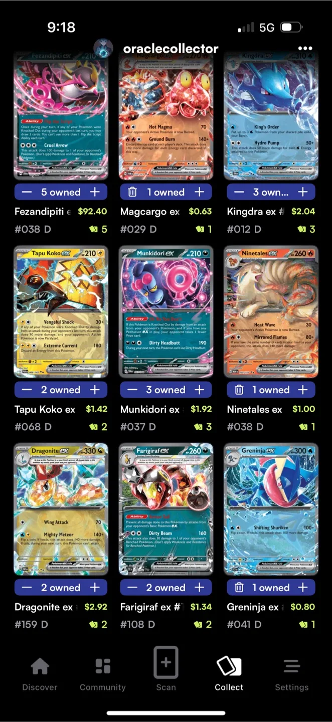 Pokemon Trading Cards Collection image indicator(10)