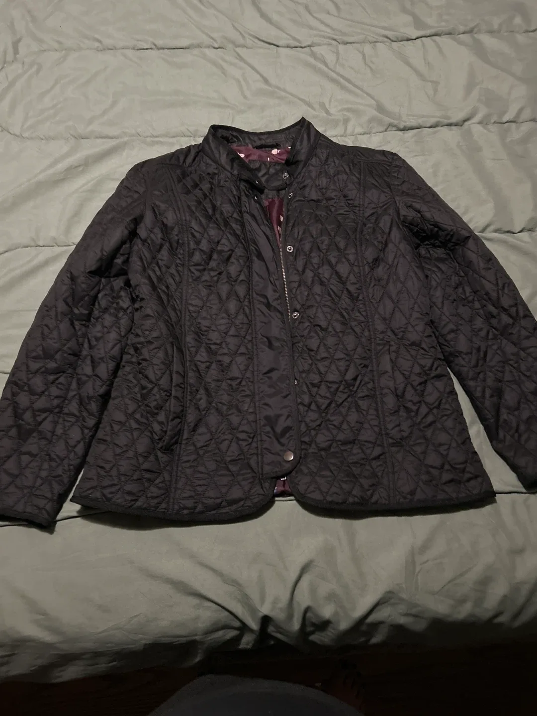 Quilted Black Jacket thumbnail