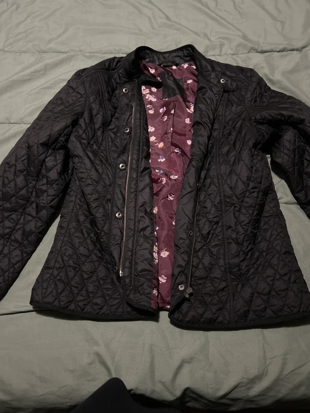 Quilted Black Jacket image indicator(2)