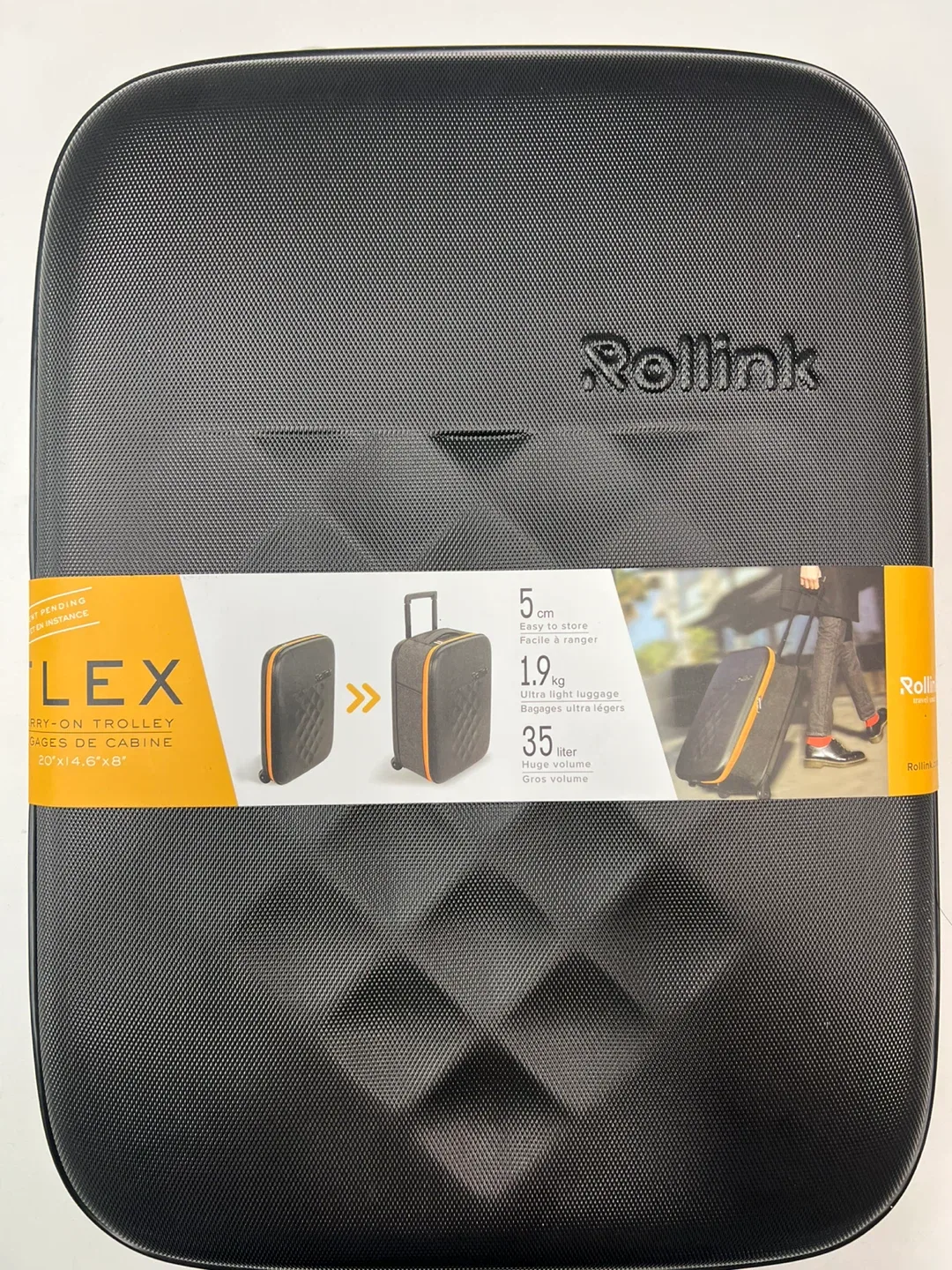 Ultra-Slim Foldable Carry-On Luggage 35 L – Collapses to 5 cm image indicator(9)