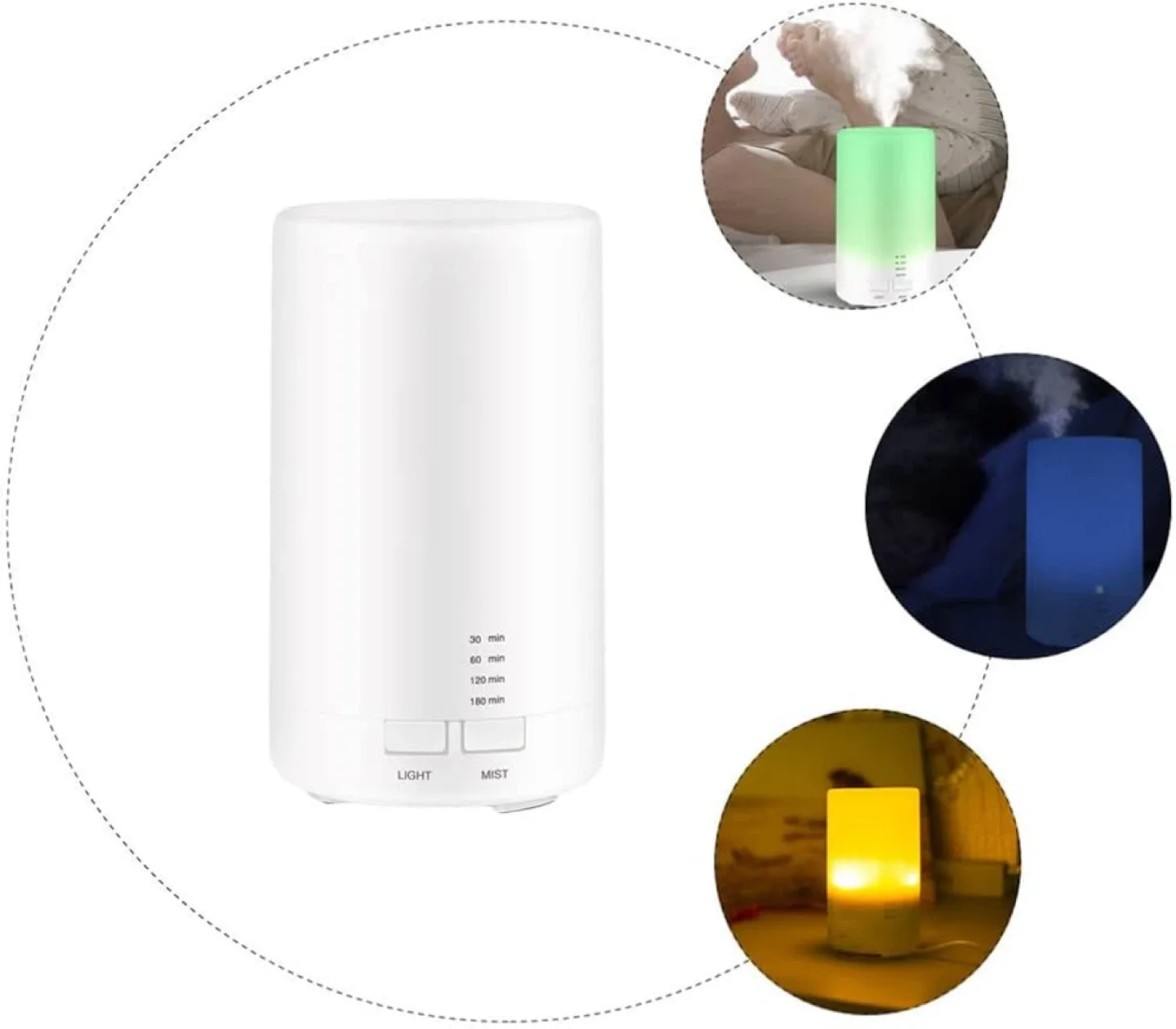 Aromatherapy O2 Machine - Humidifier & Diffuser image indicator(8)