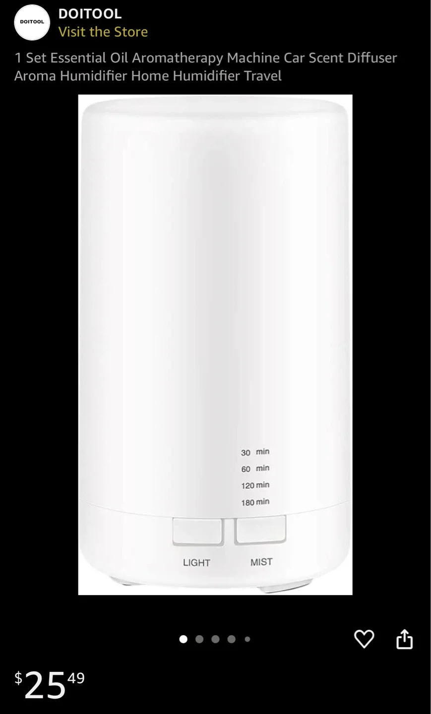 Aromatherapy O2 Machine - Humidifier & Diffuser image indicator(3)