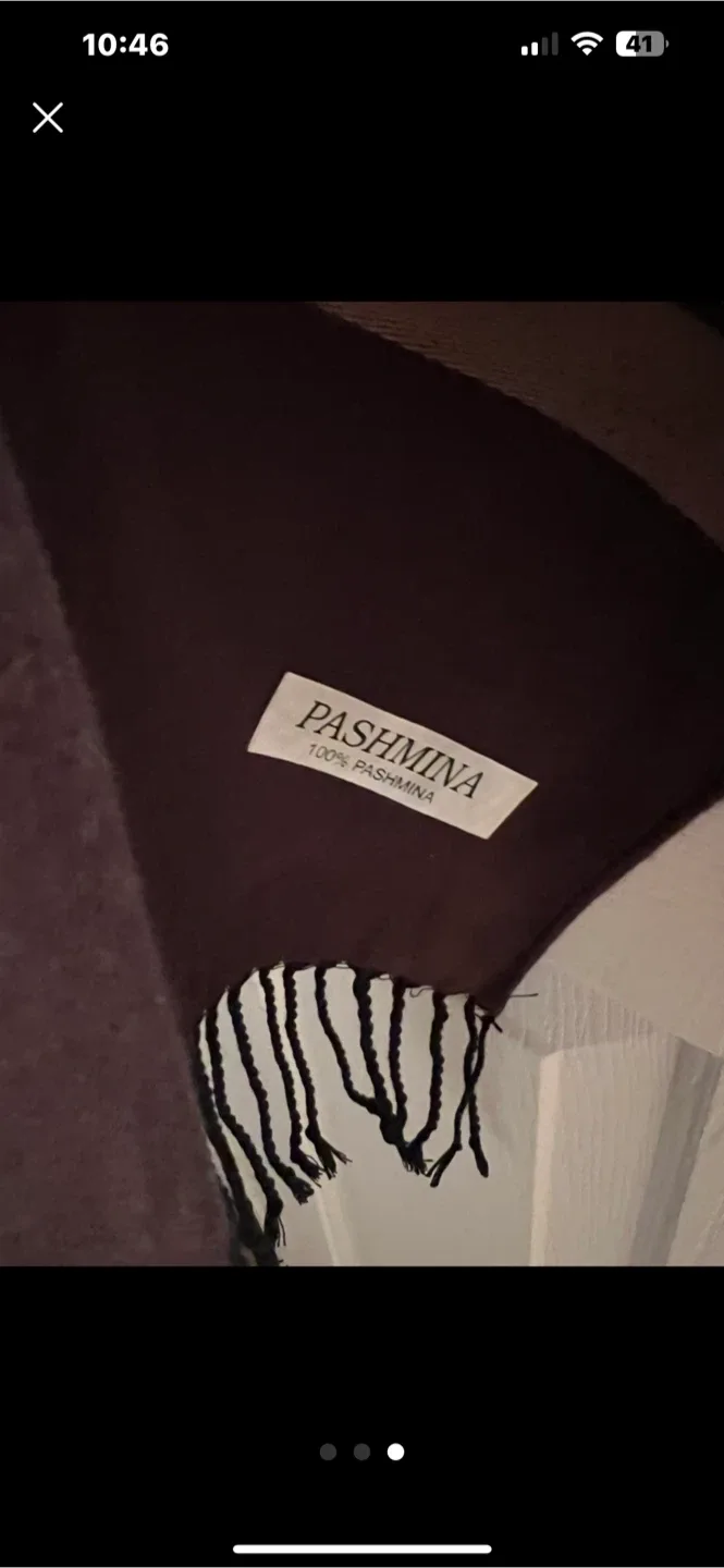 Pashmina 100% Pashmina Scarf thumbnail