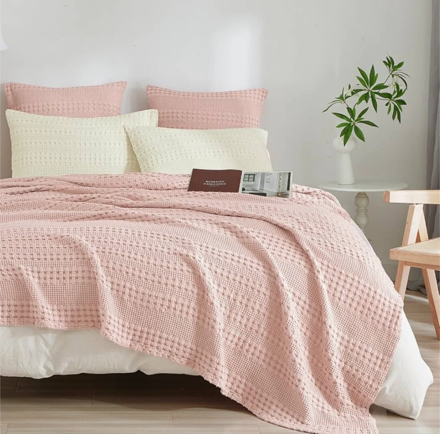 Pink Cotton- Bamboo Blanket *New* image indicator(2)