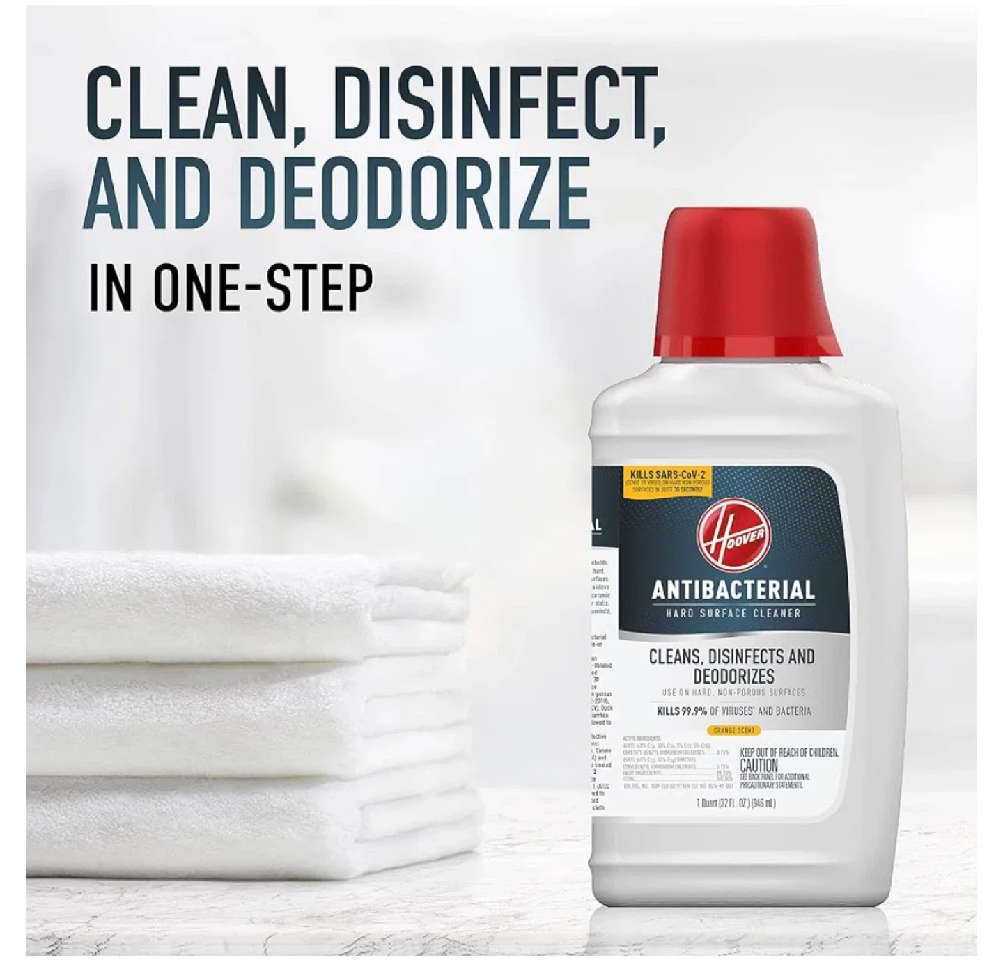 Hoover Antibacterial Hard Surface Cleaner 32 oz - 4 Bottles image indicator(3)