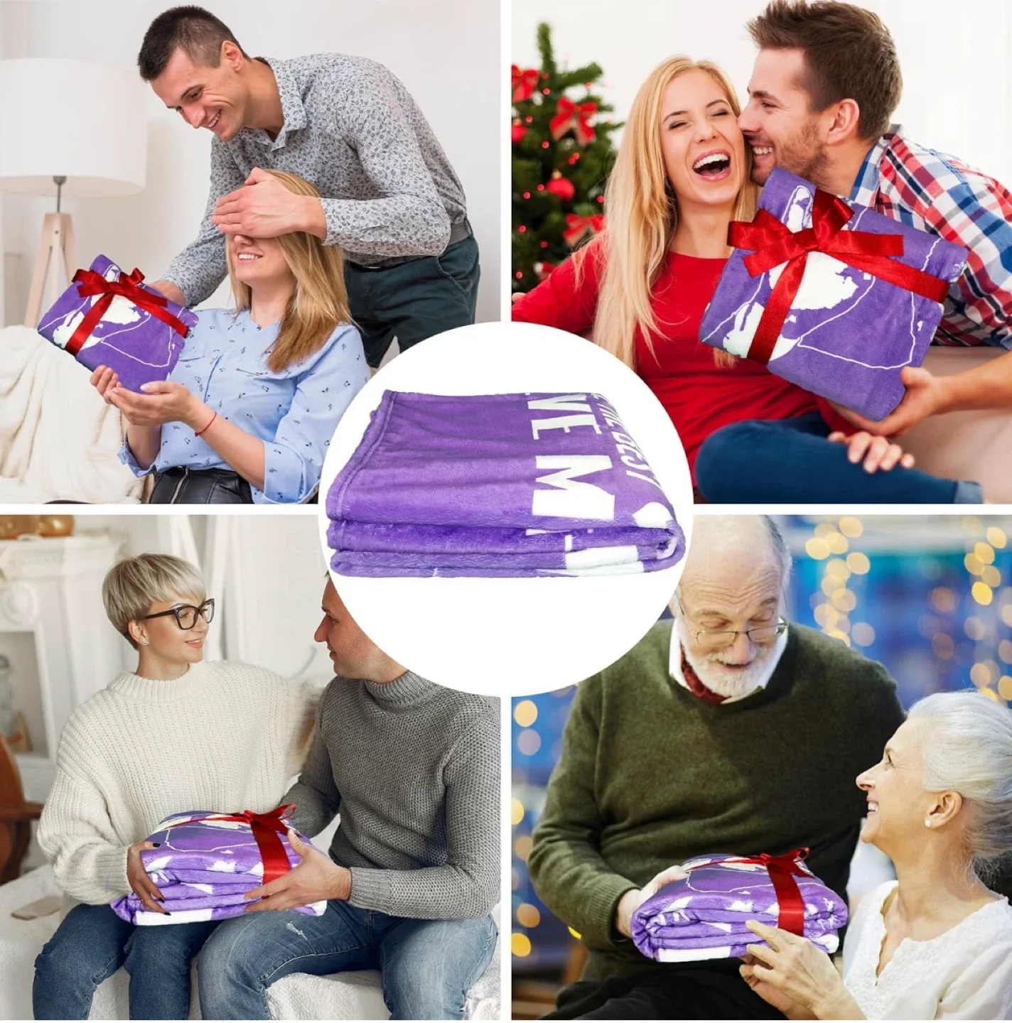 Donald Trump - Flannel Fleece Throw Blanket - Purple image indicator(5)