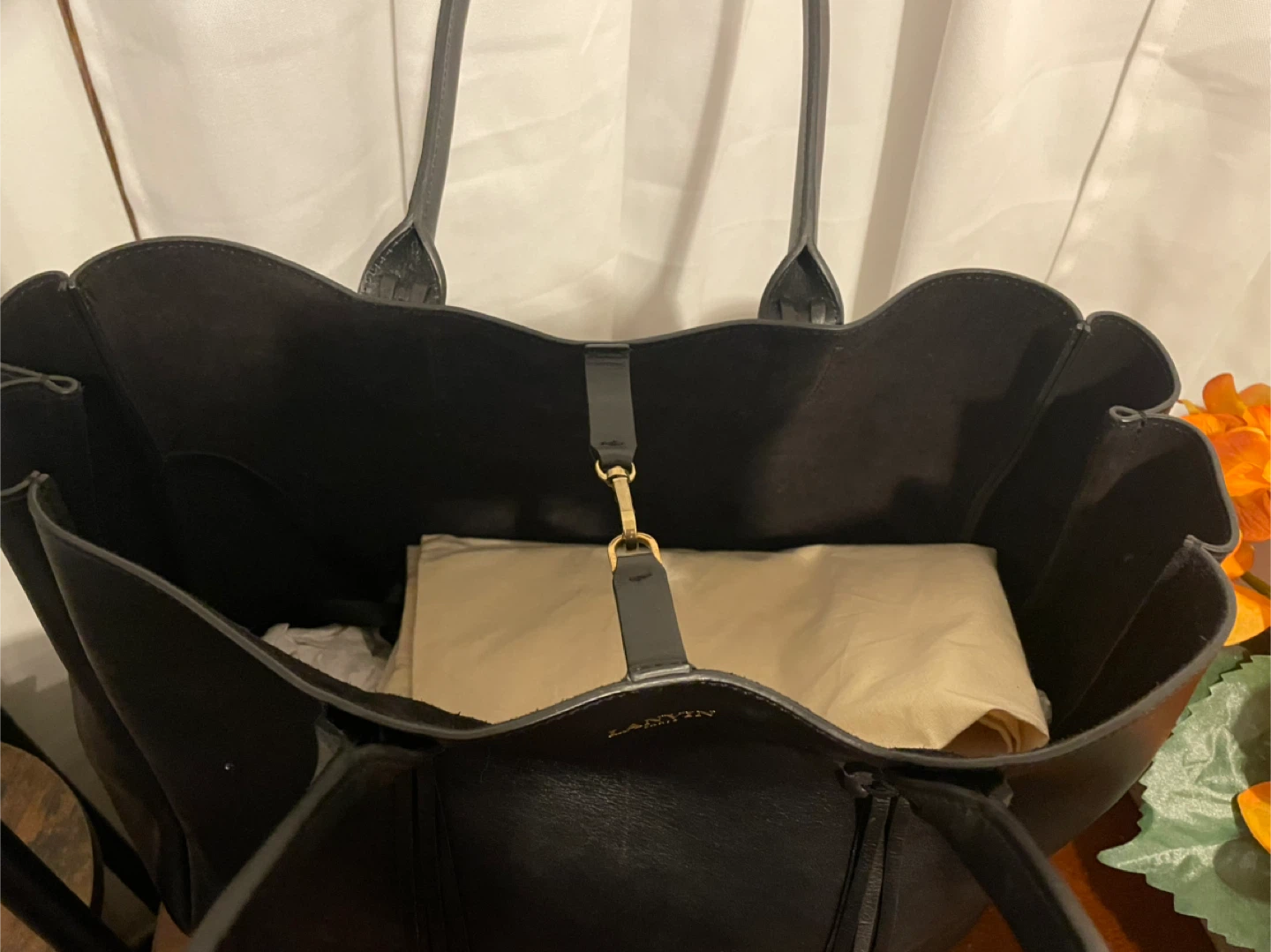 Lanvin Black Leather Tote Bag - photo 5