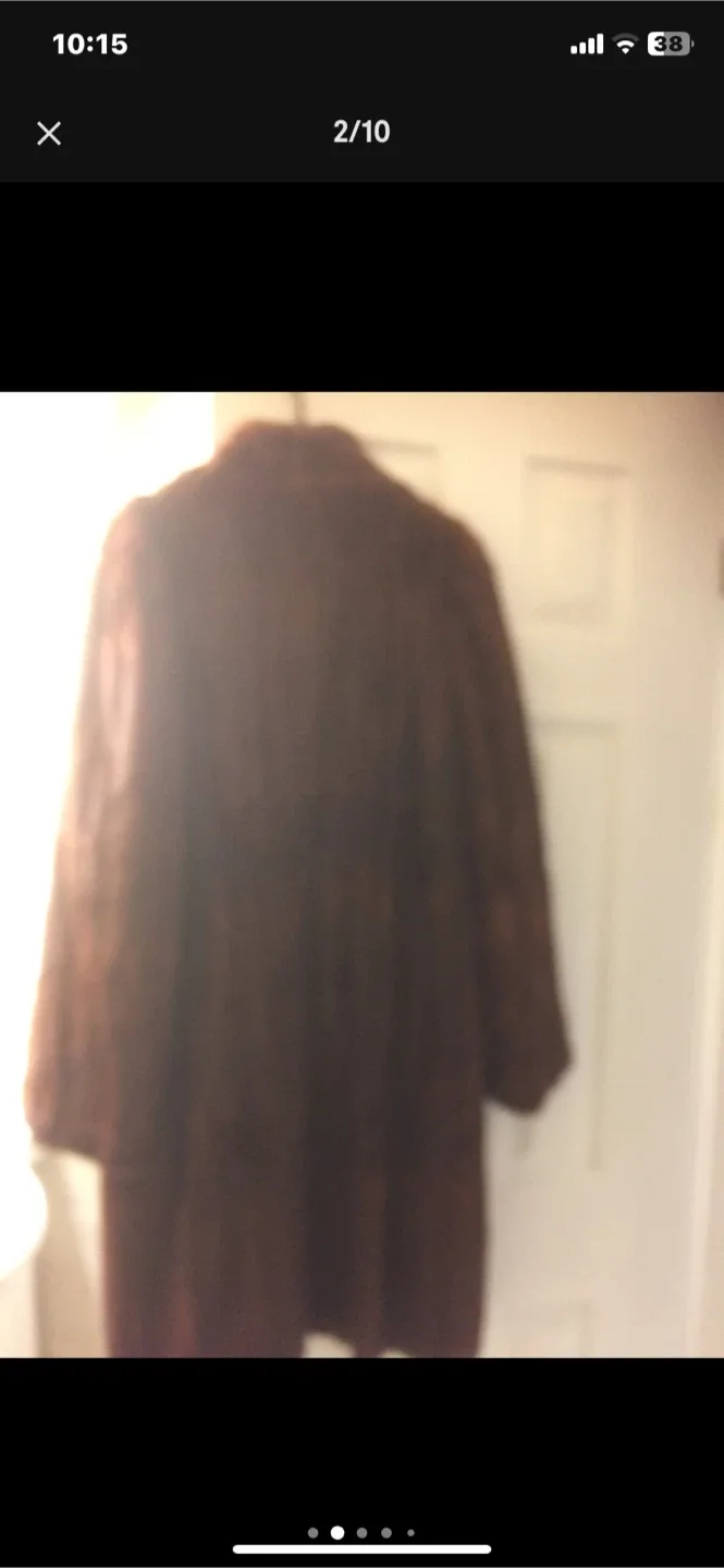 Vintage Brown  mink Fur Coat image indicator(2)