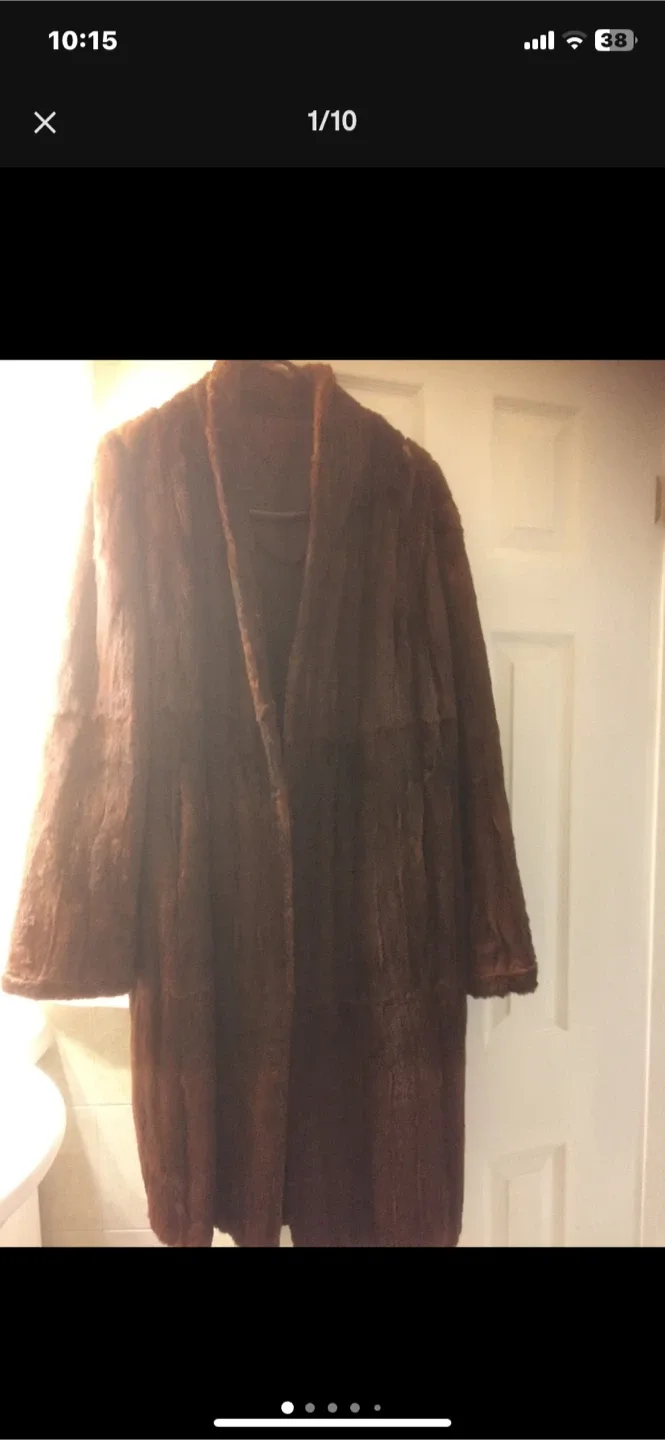 Vintage Brown  mink Fur Coat image indicator(3)
