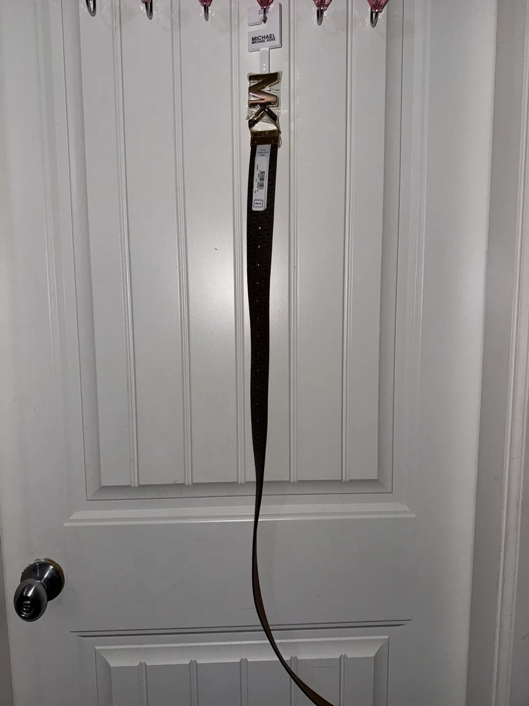 New Michael Kors Reversible Belt - Brown/Black - Size M/M image indicator(4)