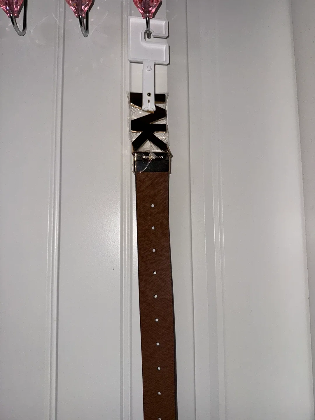 New Michael Kors Reversible Belt - Brown/Black - Size M/M image indicator(2)