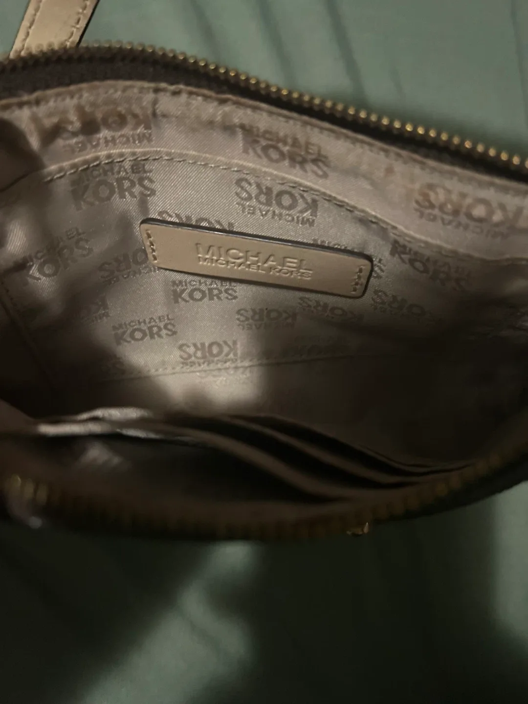 Michael Kors Brown Wristlet image indicator(4)