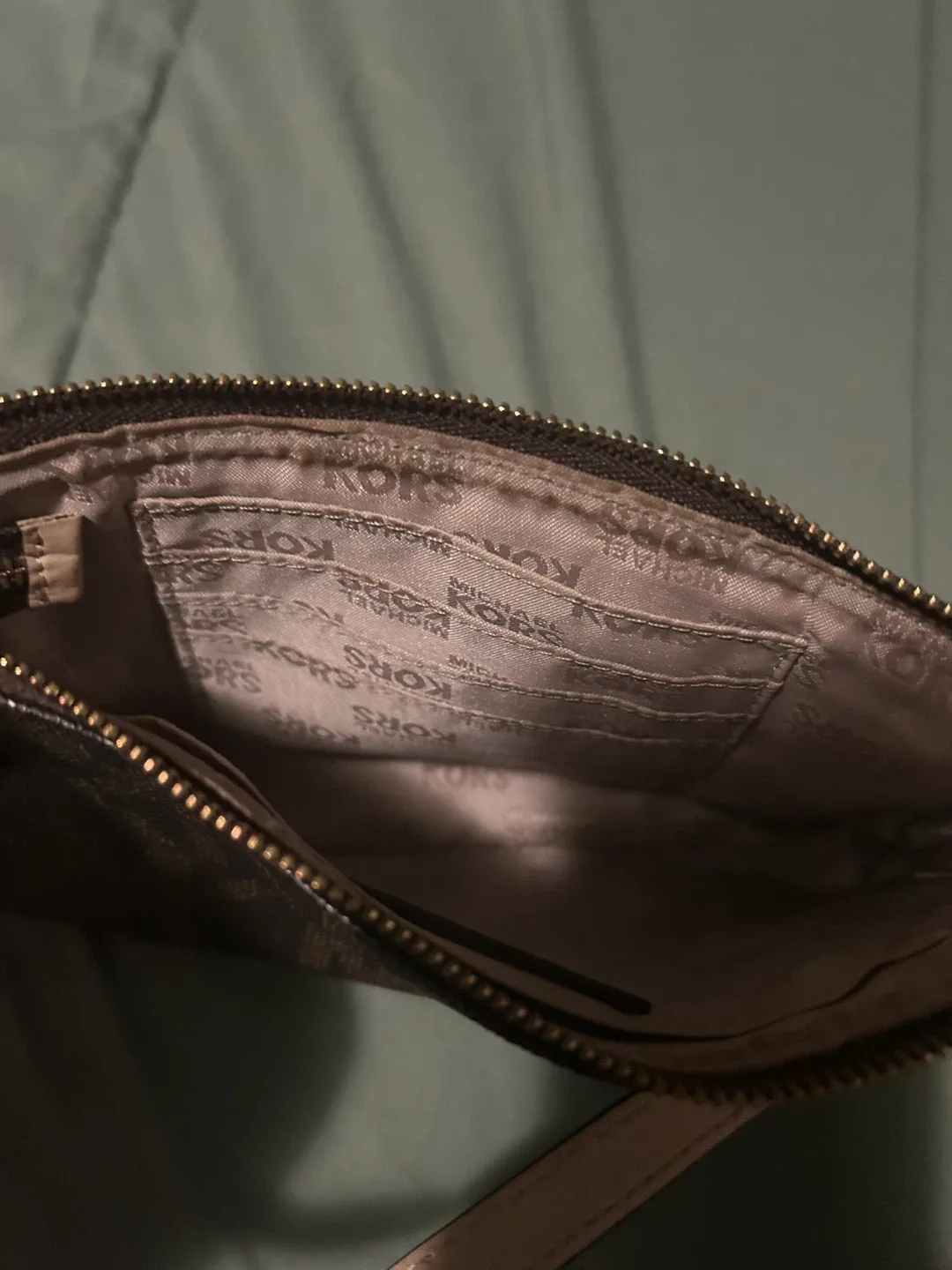 Michael Kors Brown Wristlet image indicator(3)