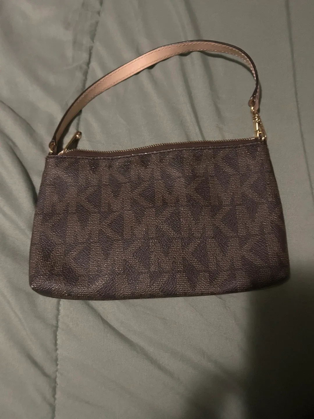 Michael Kors Brown Wristlet image indicator(2)