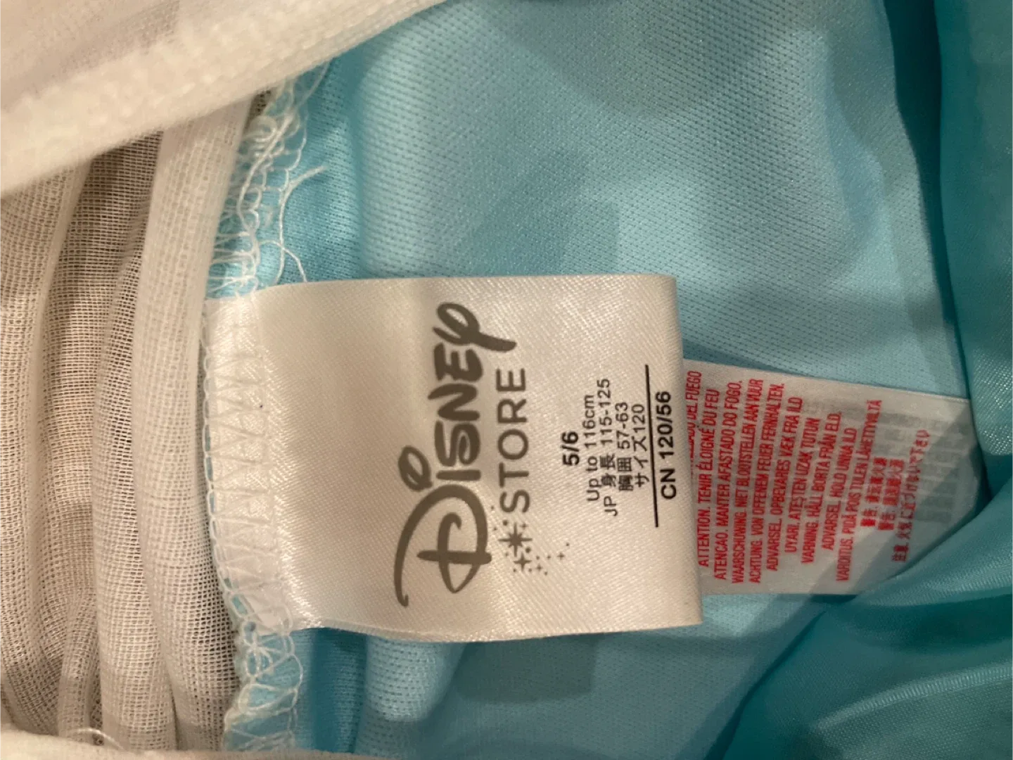 Disney Store Frozen Elsa Dress Size 5/6 image indicator(3)