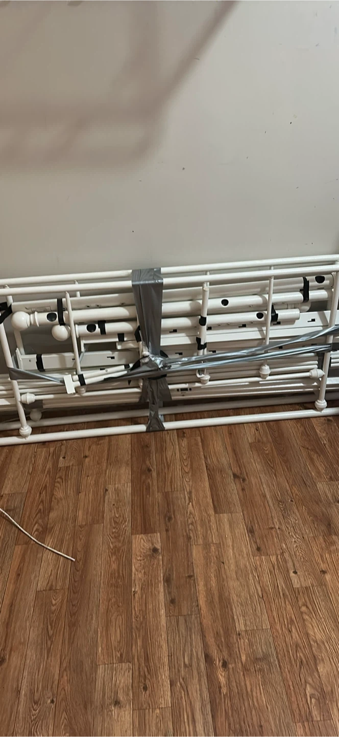 White Metal Bed Frame