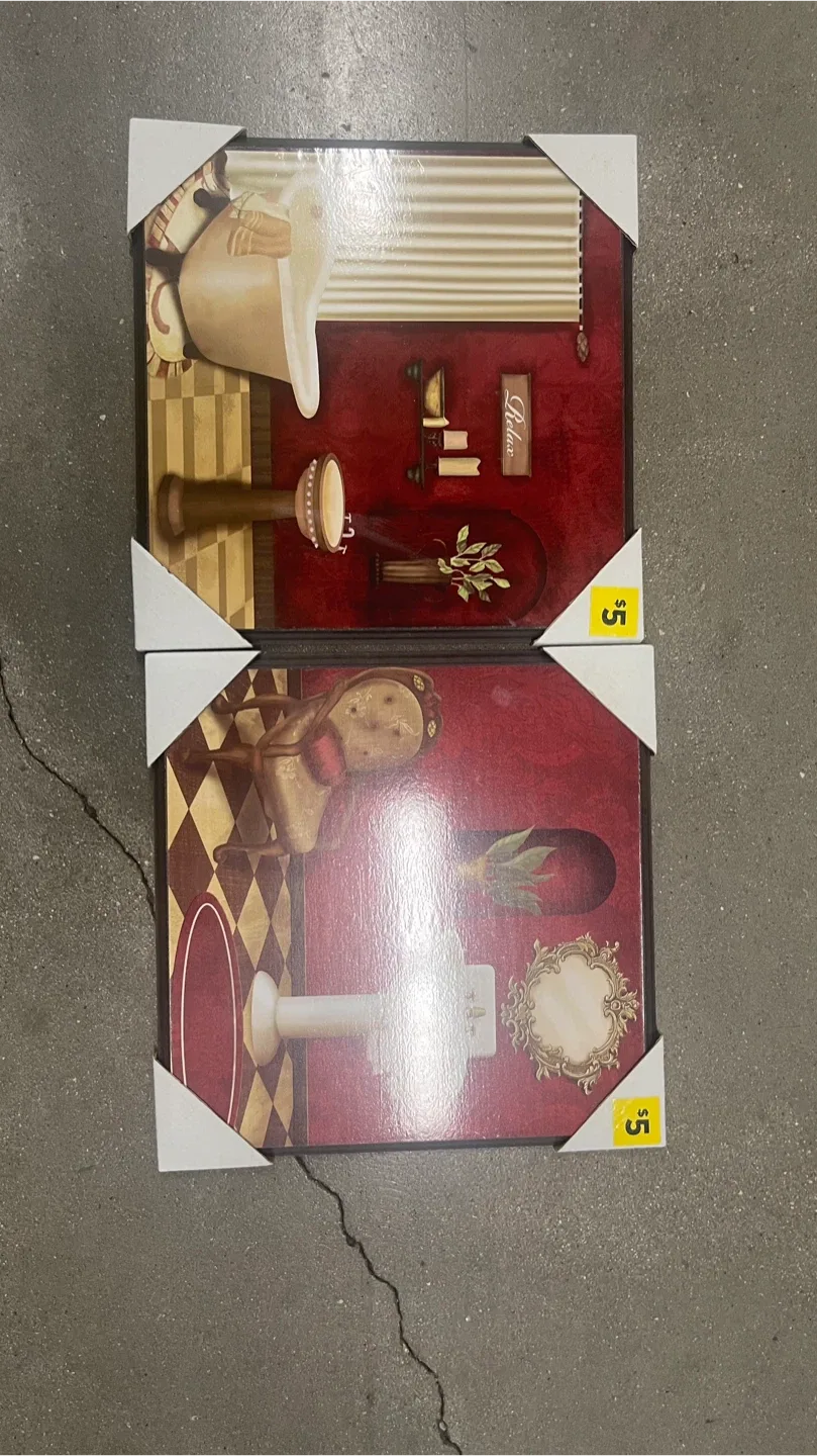 Bathroom Wall Art - Set of 2 thumbnail