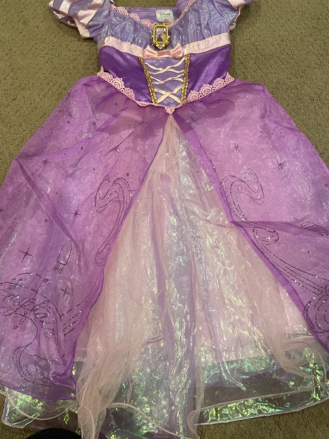 Disney Rapunzel Dress Up Outfit - Size 5/6 image indicator(3)