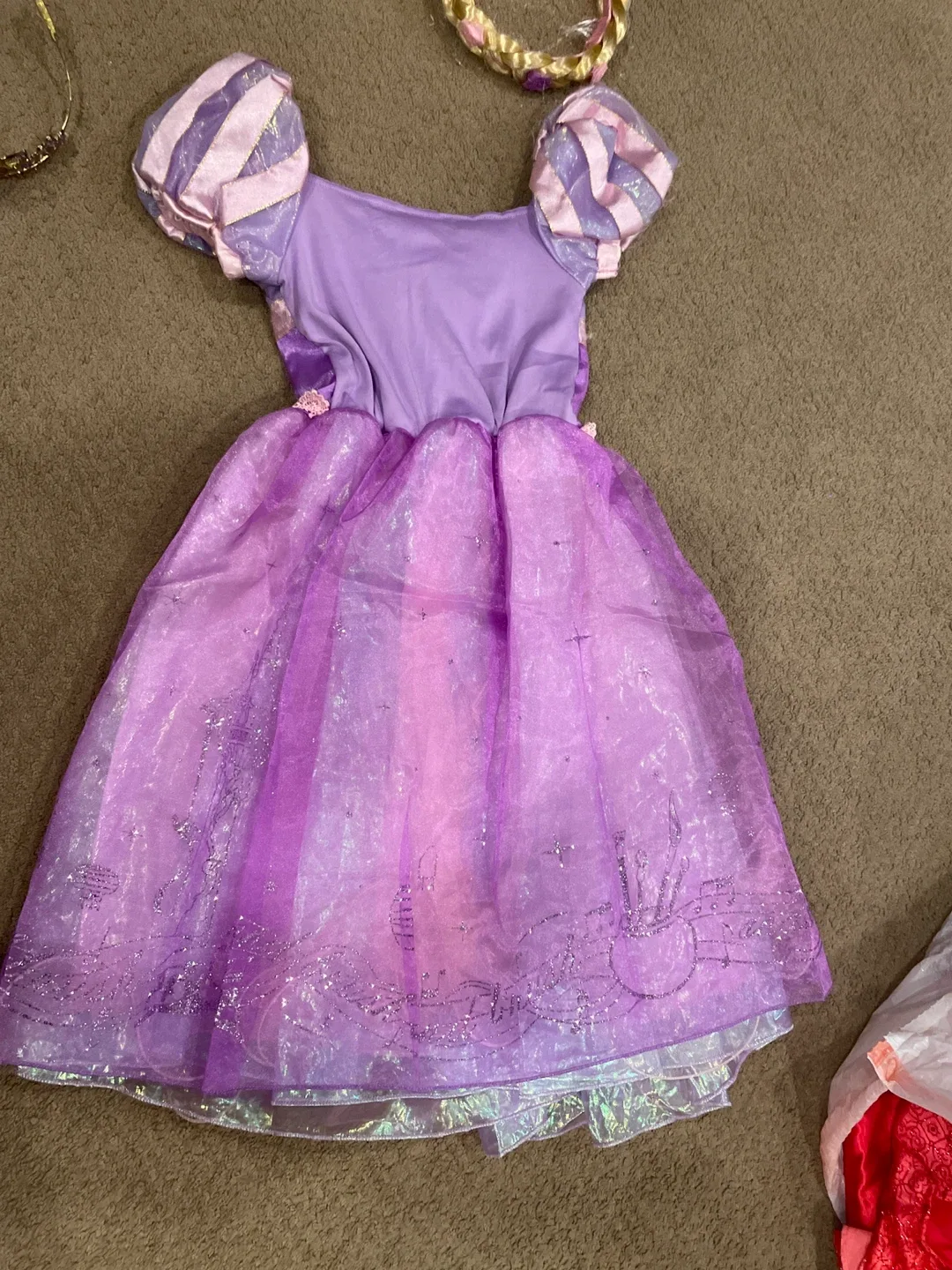Disney Rapunzel Dress Up Outfit - Size 5/6 image indicator(7)