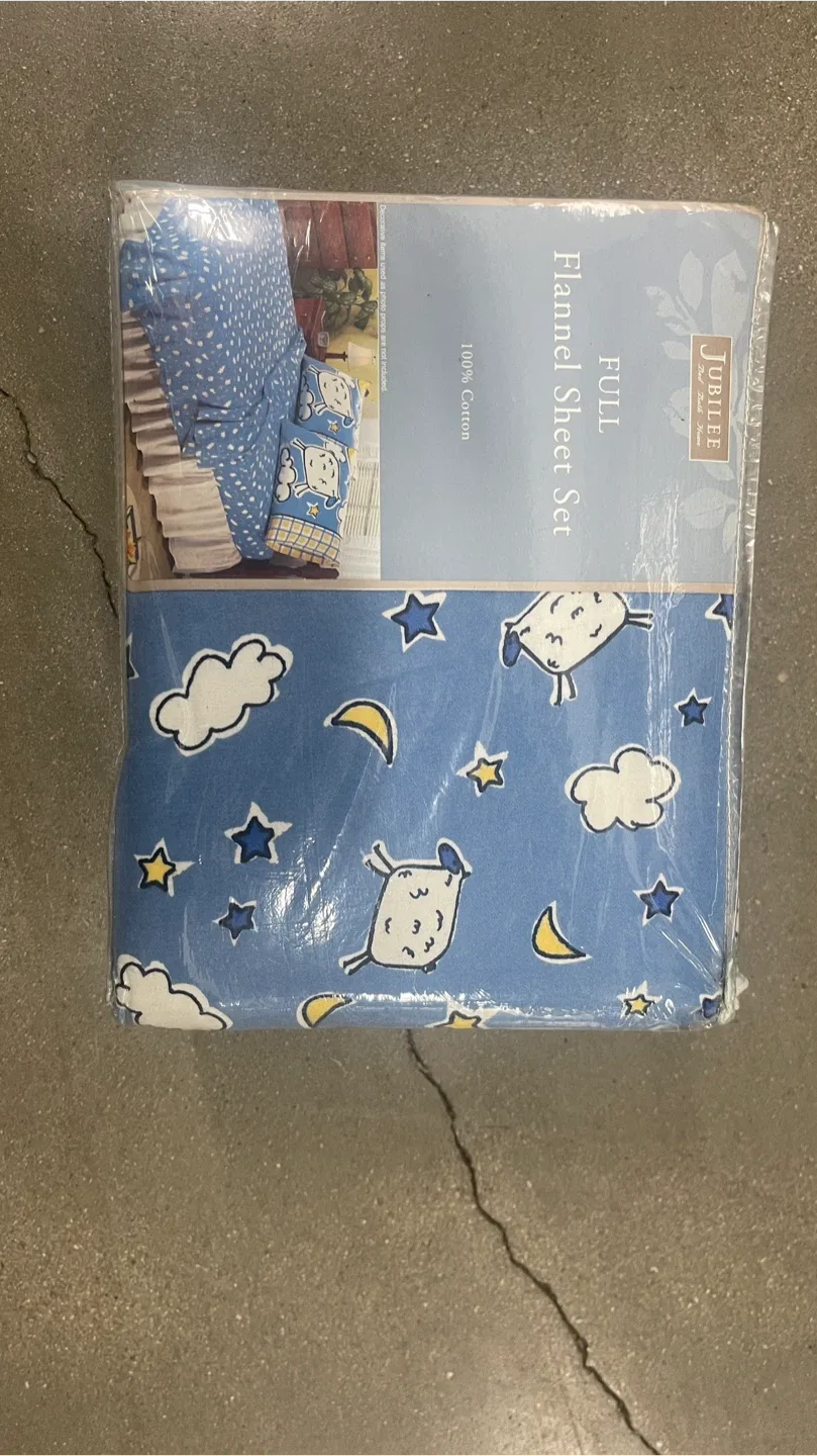 Jubilee Flannel Full Sheet Set - New thumbnail