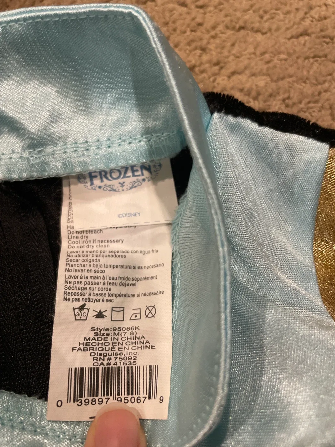 Disney Frozen Anna Costume - Size M image indicator(3)