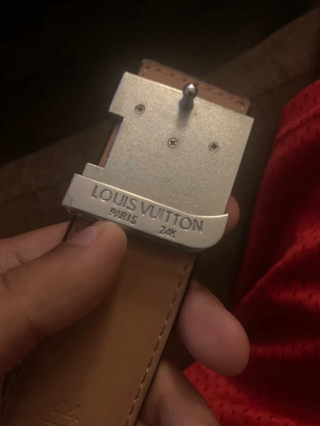 Louis Vuitton Reversible Belt Size 44 image indicator(2)