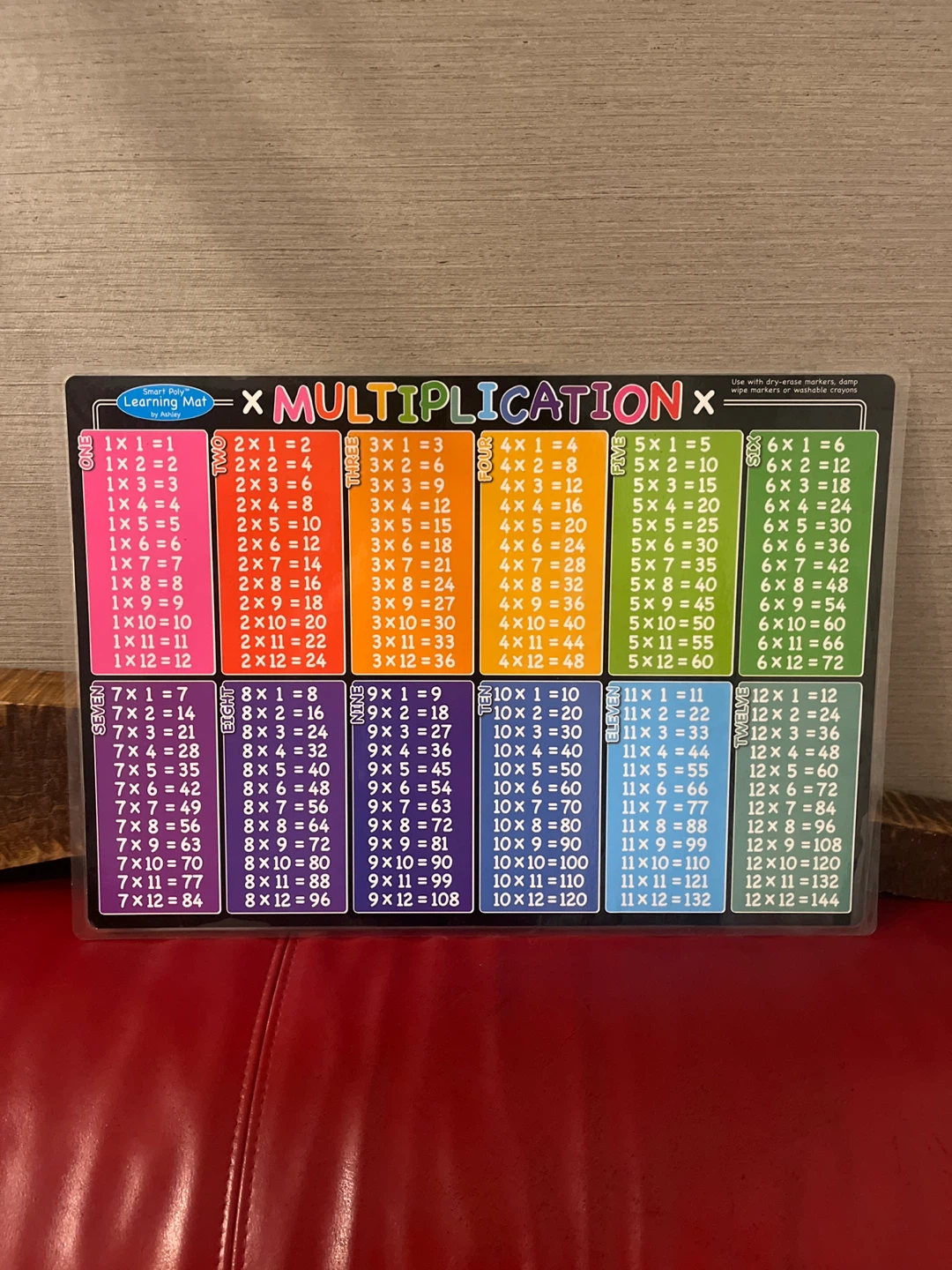 Kid’s Laminated Multiplication Mat - photo 2