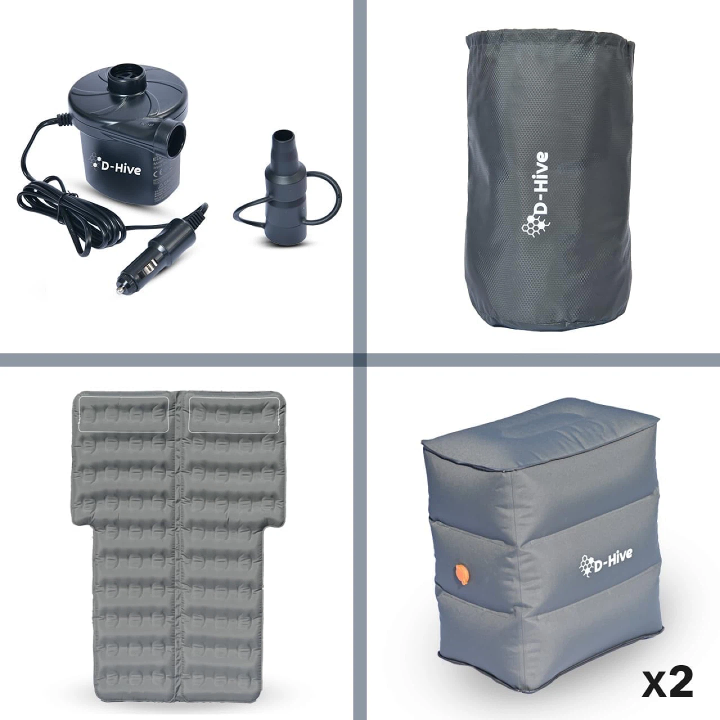 D-Hive SUV Air Mattress for Car Camping W Electric Pump - photo 5