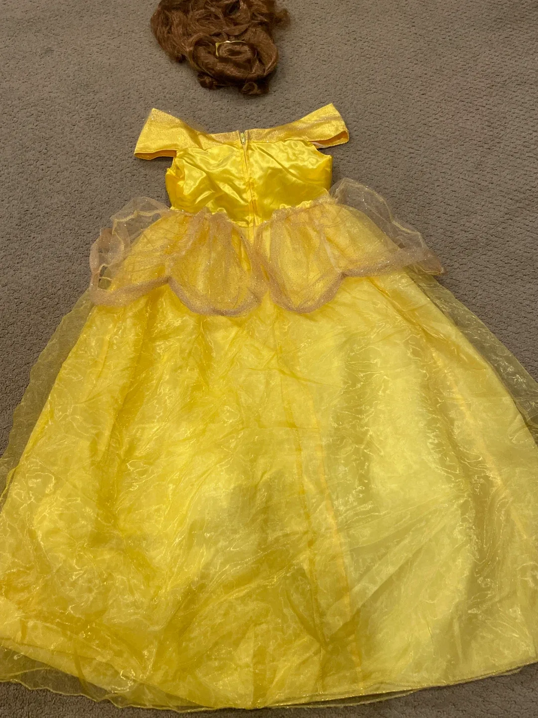 Disney Princess Belle Costume (Size M 7-8) with Wig image indicator(5)