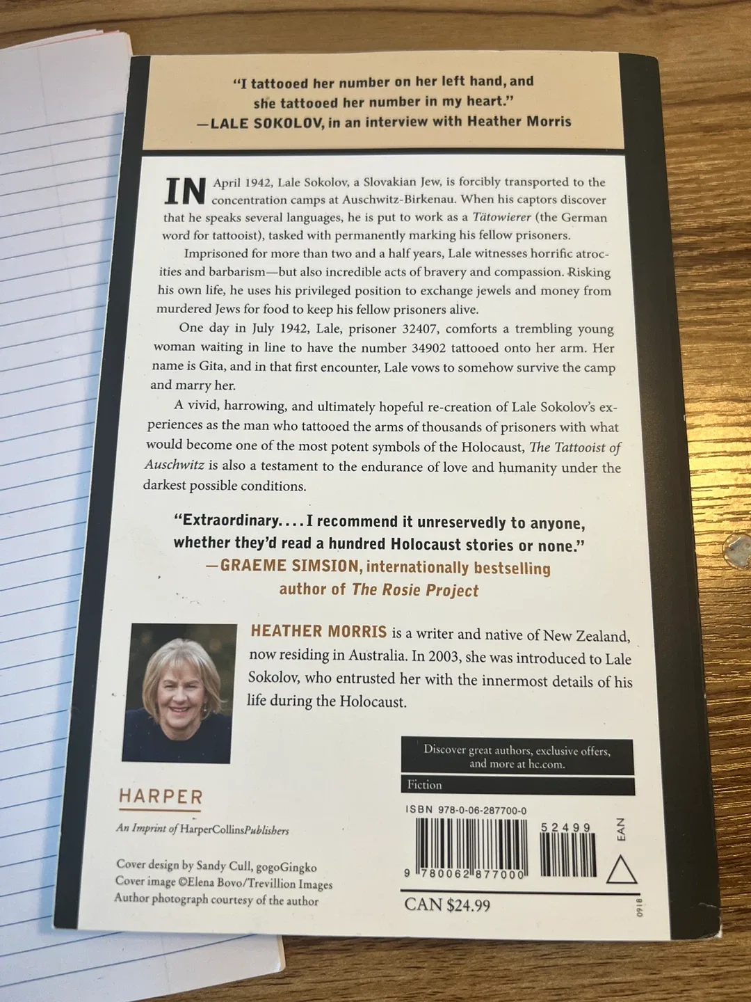 The Tattooist of Auschwitz by Heather Morris image indicator(2)