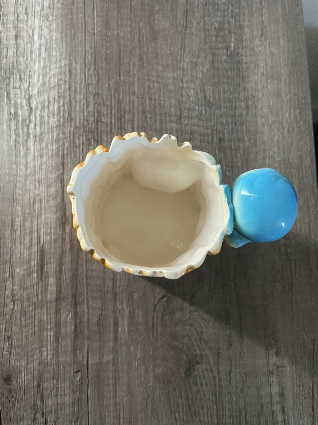 Vintage Relpo “Bluebirds on a Stump” Planter – Made in Japan image indicator(2)