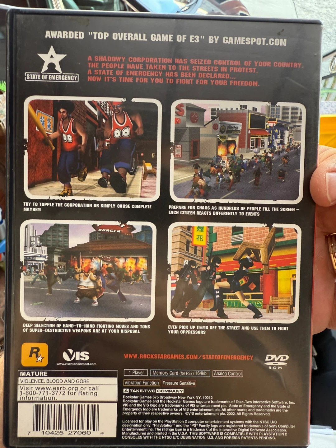 State of Emergency - Playstation 2 Game - photo 3