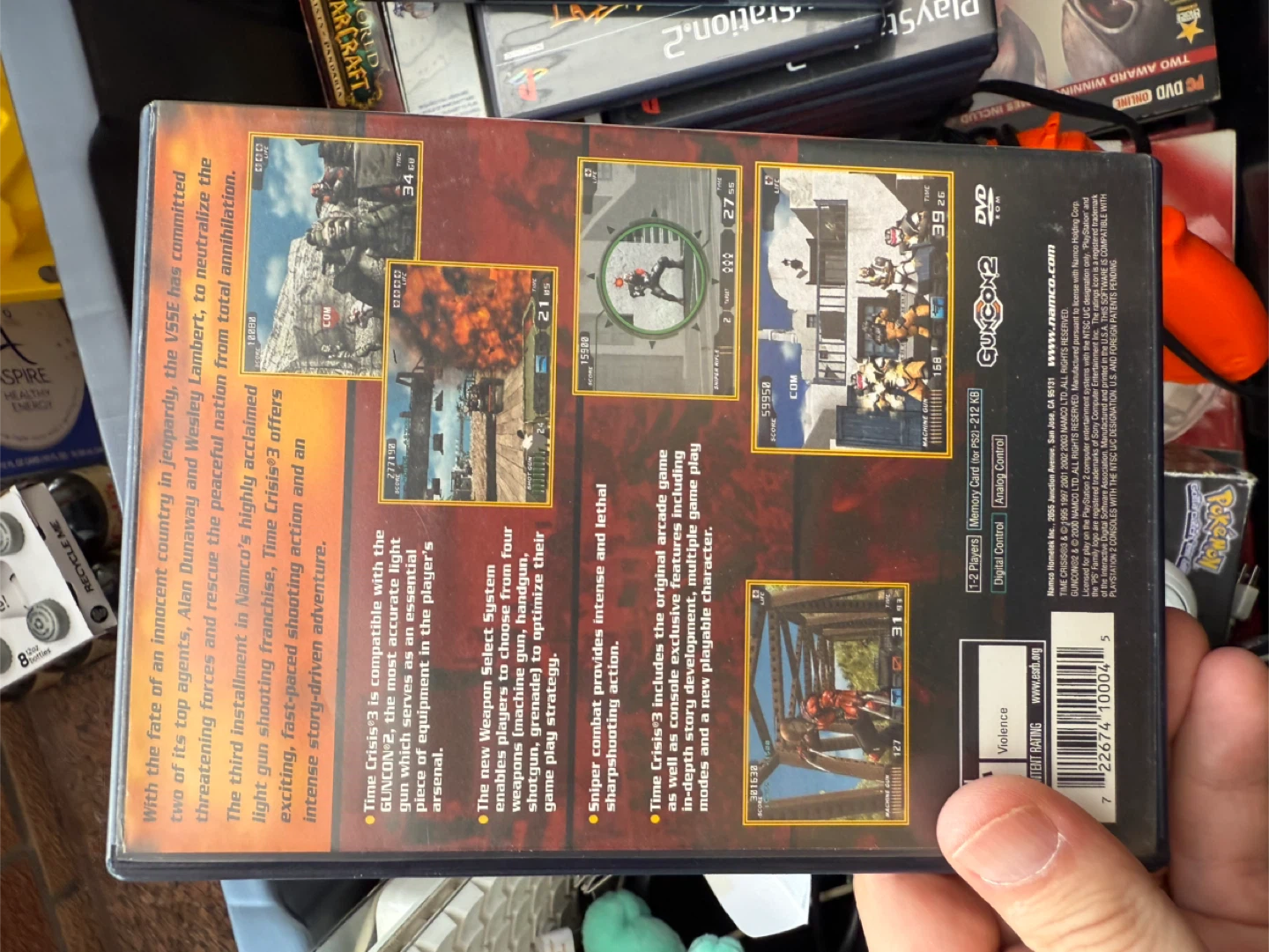 Time Crisis 3 for PlayStation 2 with GunCon - photo 3