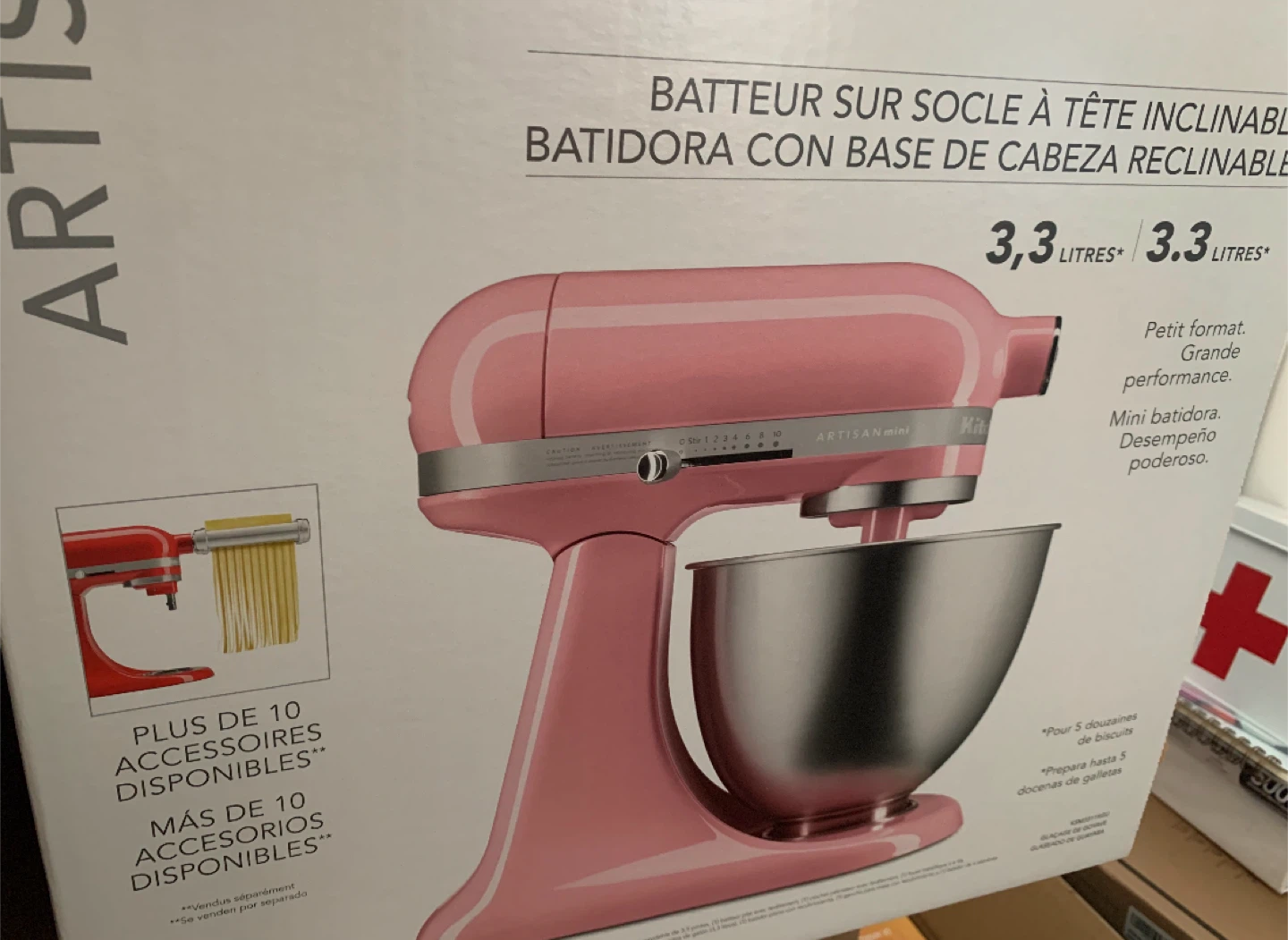 KitchenAid Artisan Mini 3.3L Stand Mixer - Pink