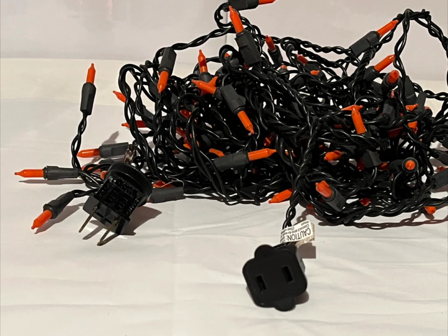 Orange Halloween String Lights - 100 Count image indicator(5)