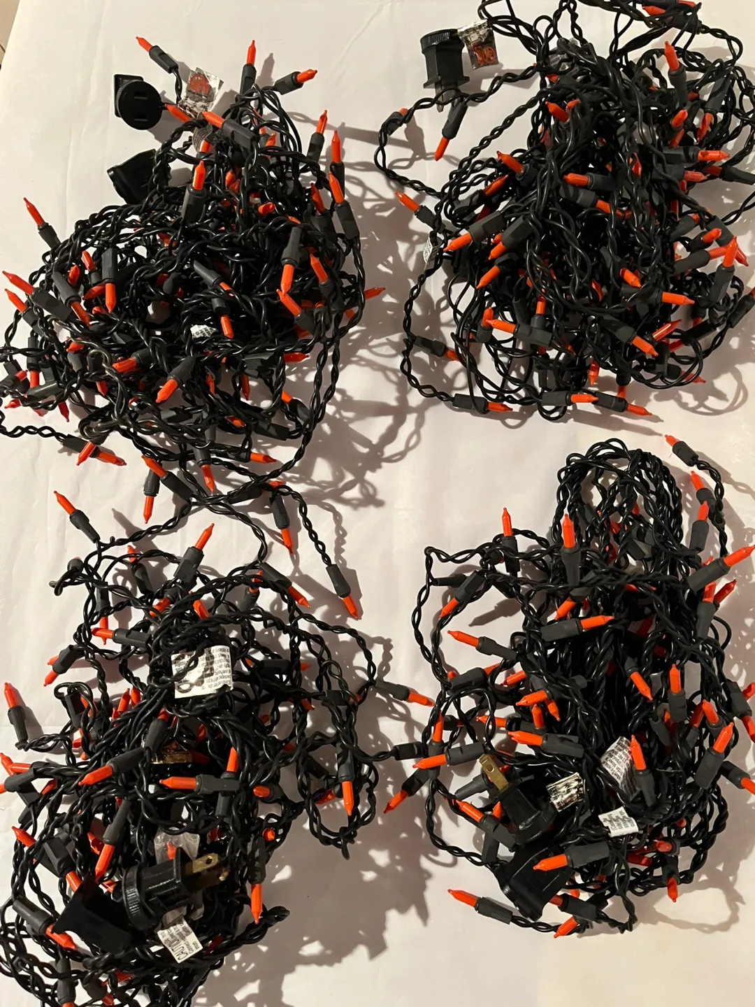 Orange Halloween String Lights - 100 Count image indicator(4)