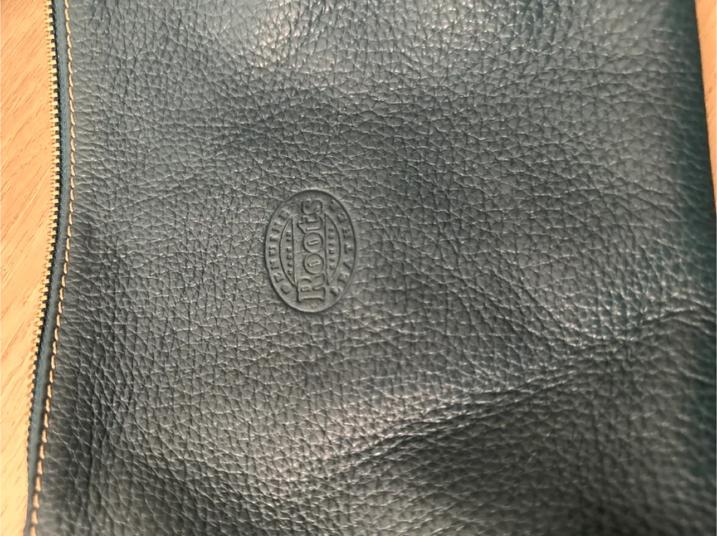 Roots Leather Crossbody Bag - Teal image indicator(4)