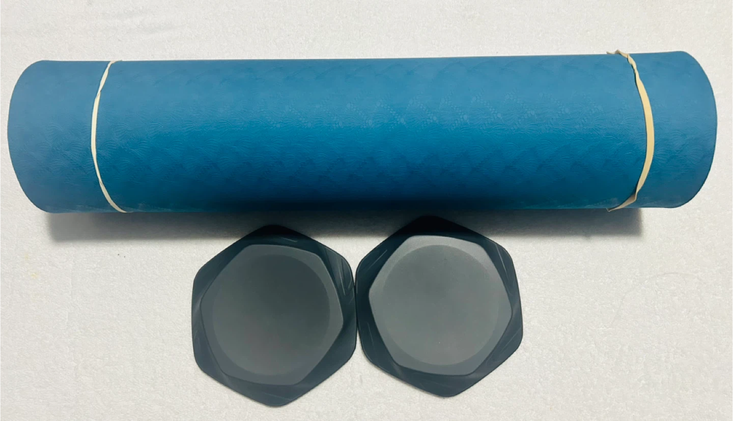 New Aqua Yoga Pilates Mat with Knee Pads