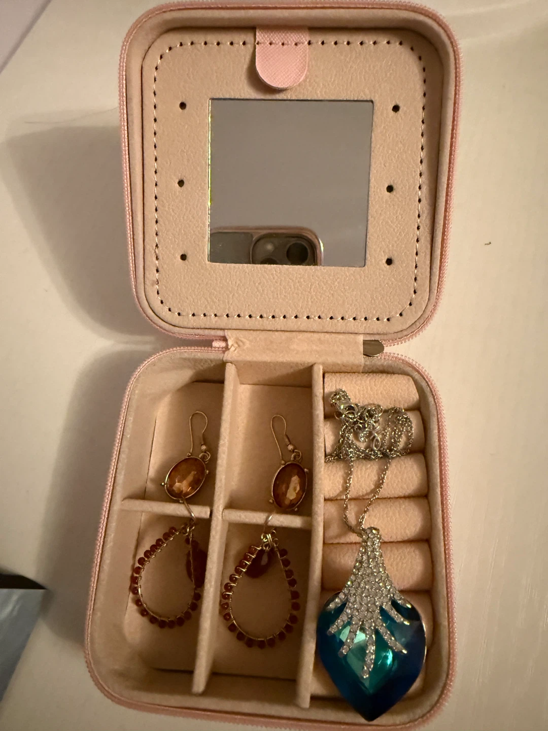 Pink Travel Jewelry Box - photo 2