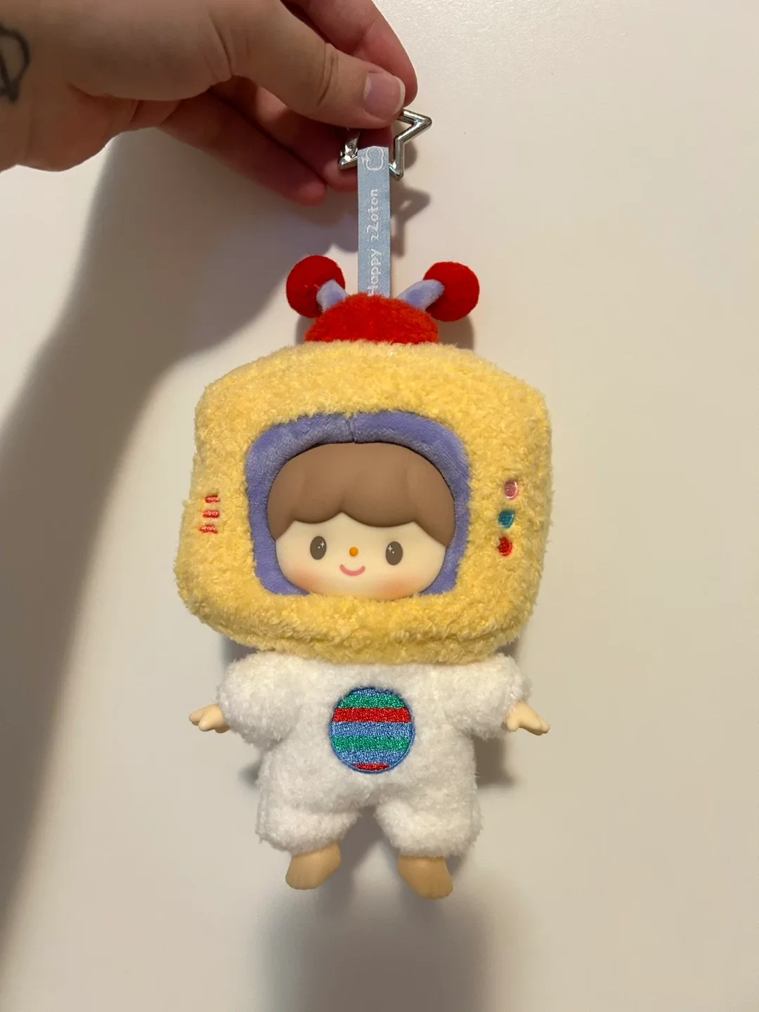 Happy Childhood Zzoton TV Boy Plush Keychain thumbnail