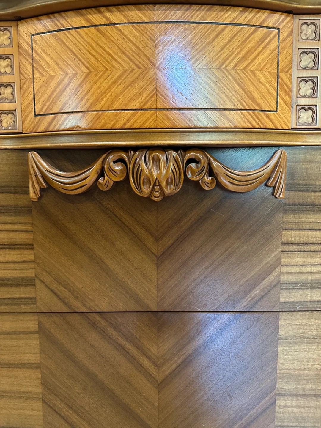 Beautiful Antique Waterfall Dresser (CAN DELIVER) image indicator(6)