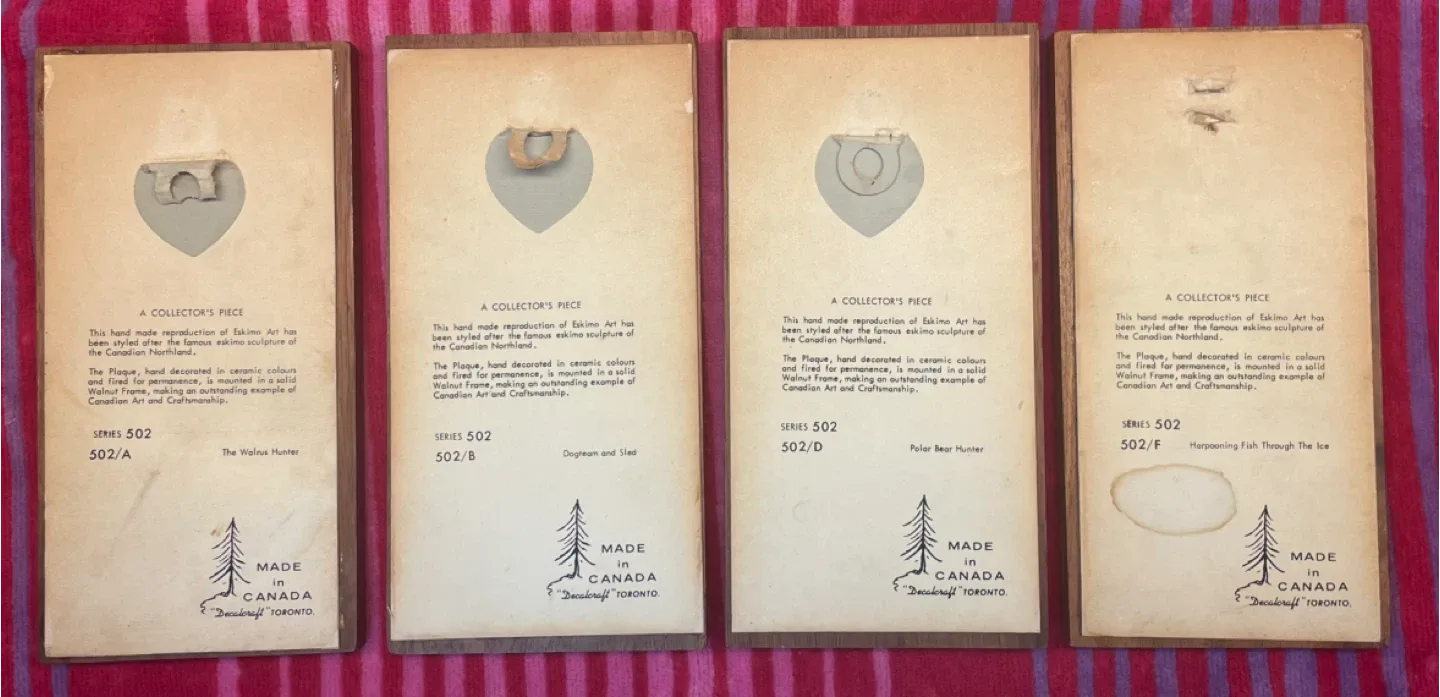 Mid Century Decalcraft Wall Plaques image indicator(3)